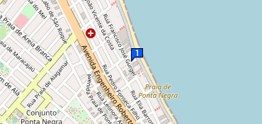 Araçá Praia Flat, R. Francisco Gurgel, 77 - Ponta Negra, Natal - RN,  telefone +55 84 99144-0707